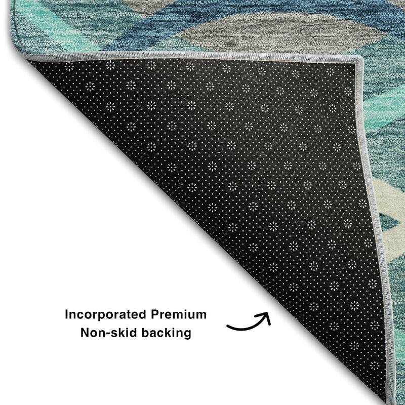 Premium Washable Super Soft Contemporary Dickerson Mayfield Rug