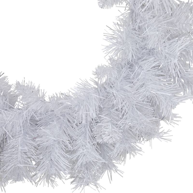 Pine Artificial Christmas Wreath - 24" - White - Unlit