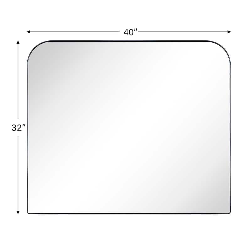 TEHOME Decole Arch Metal Wall Mirror