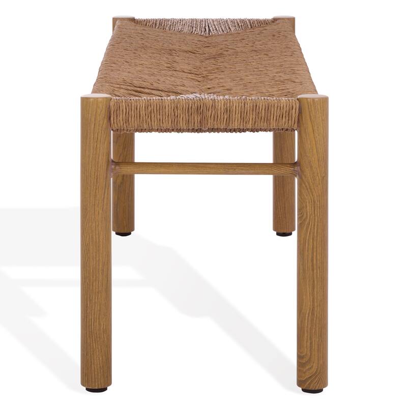 SAFAVIEH Couture Outdoor Patio Furniture Romona Bench, Fully Assembled - 47"W x 15"D x 18"H
