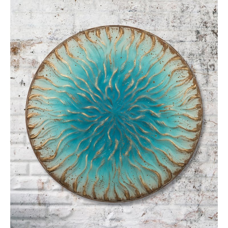 Blue Wave Wall Decor 36