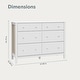 preview thumbnail 18 of 44, Storkcraft Horizon 6 Drawer Dresser - GREENGUARD Gold Certified, Interlocking Drawer System