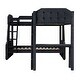 preview thumbnail 9 of 16, L-Shaped Twin over Full Bunk Bed and Twin Sie Loft Bed with Desk
