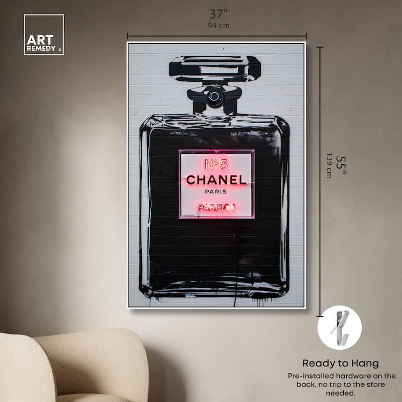Parisian Perfume II Canvas by Art Remedy