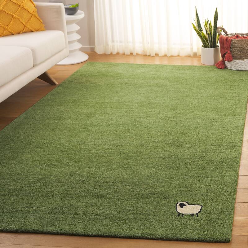 SAFAVIEH Handmade Himalaya Tulip Medallion Modern & Contemporary Wool Rug
