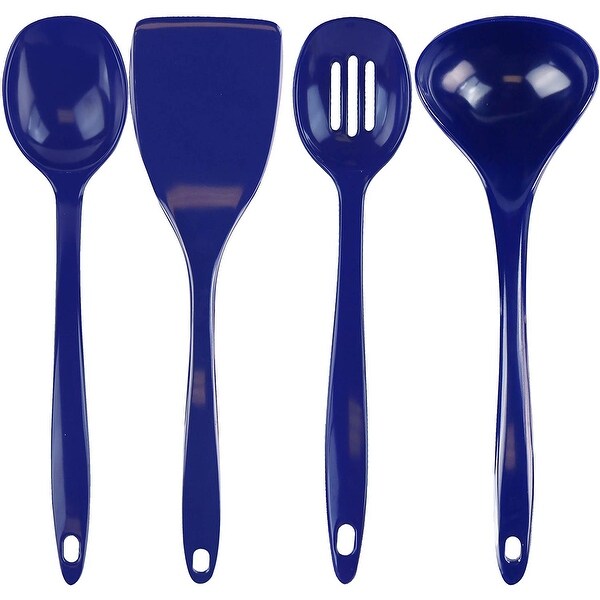 Calypso Basics by Reston Lloyd Melamine Utensil Set, 4-Piece, Indigo - 4 x 2 x 11 inches. Opens flyout.