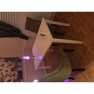 Simple Living Shaker Dining Table in White