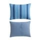 preview thumbnail 5 of 6, Nautica Gilpin Stripe Penny Pinstripe Reversible Cotton Comforter Set Coastal (Blue)