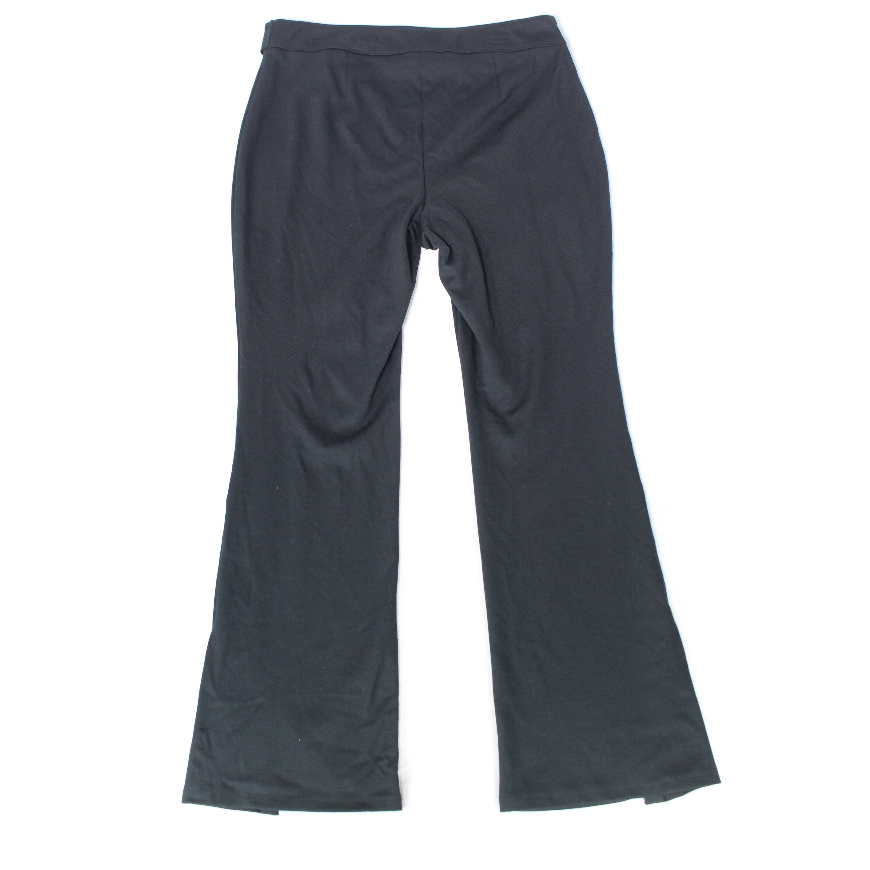 black bootcut trousers size 22