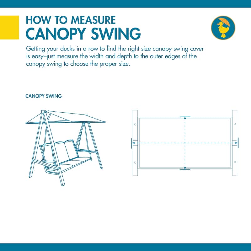 Duck Covers Essential Canopy Swing Cover