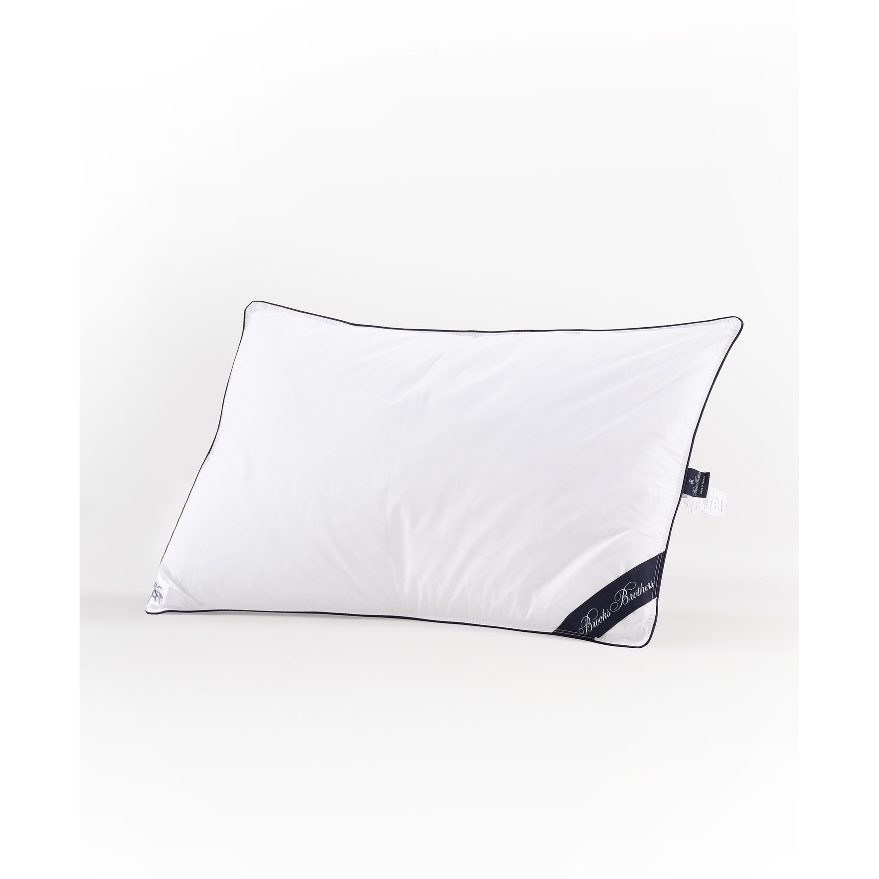 Brooks Brothers Goose Down / Feather Pillow - White