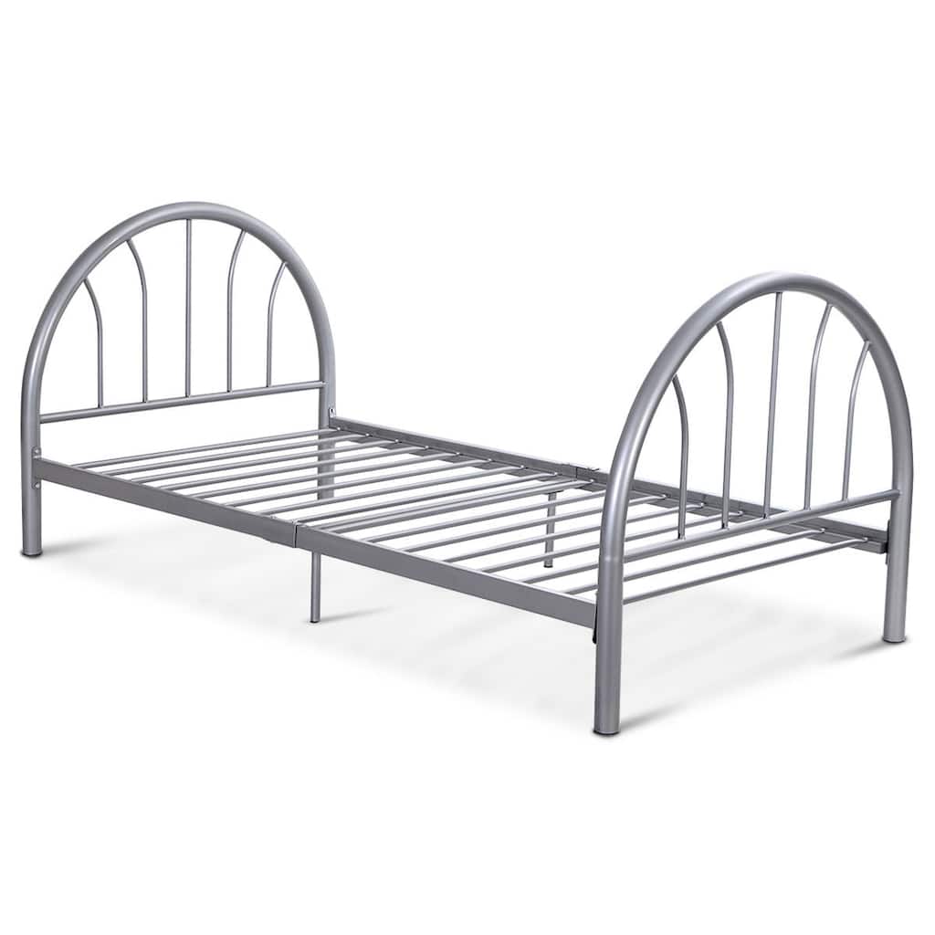 Costway 83''x42''x35'' Metal Bed Platform Frame Twin Size Home