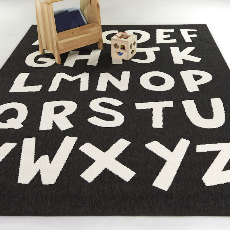 Mod-Tod Beta Kids Alphabet Indoor/Outdoor Area Rug