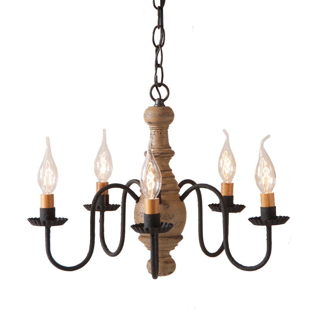 Lancaster Chandelier in Pearwood - 13.5 X 17 X 17 inches - Chandeliers For Bedrooms by Overstock.com