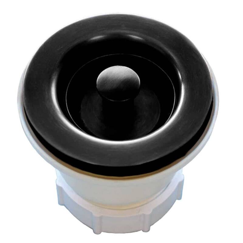 Native Trails 2" Basket Strainer for Bar and Prep Sinks - Matte Black