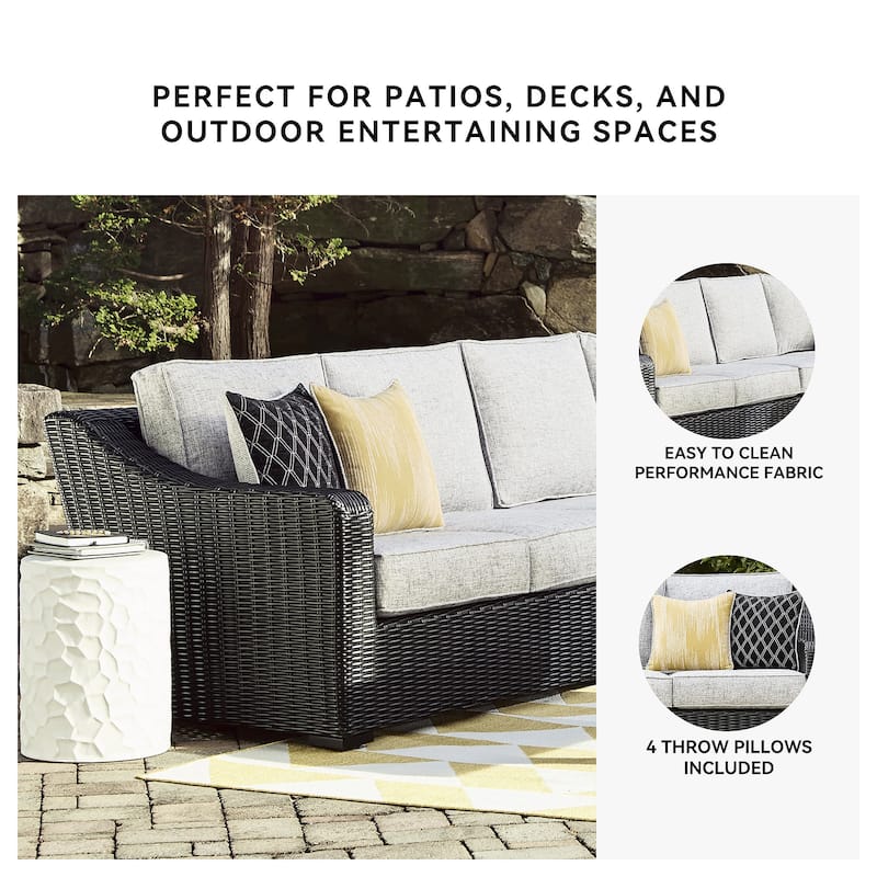 Beachcroft Outdoor Left and Right Arm Facing Loveseats