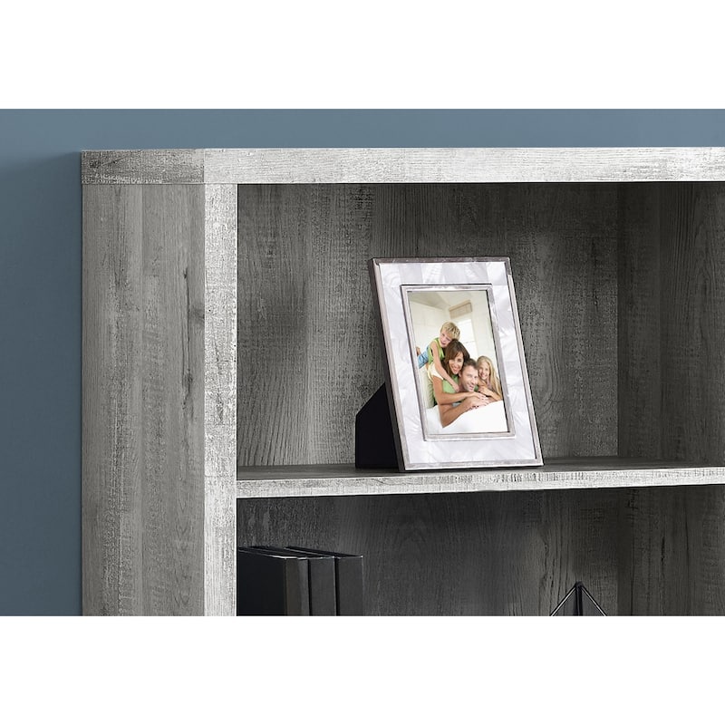Bookshelf, Bookcase, Etagere, 5 Tier, 48"h, Office, Bedroom, Laminate, Contemporary, Modern