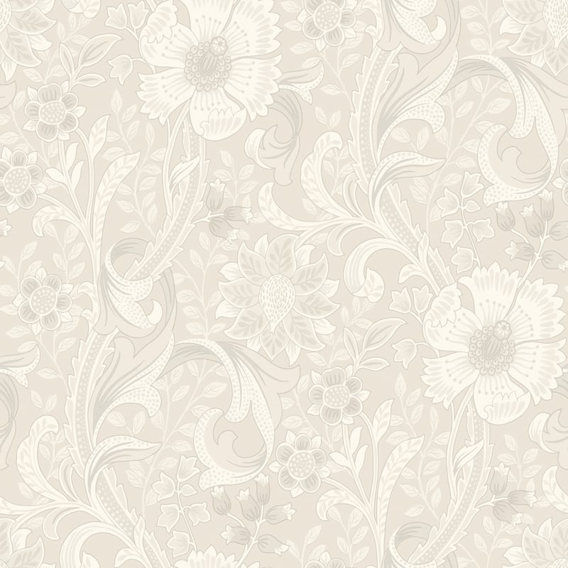 Chesapeake Liora Neutral Floral Trail Wallpaper