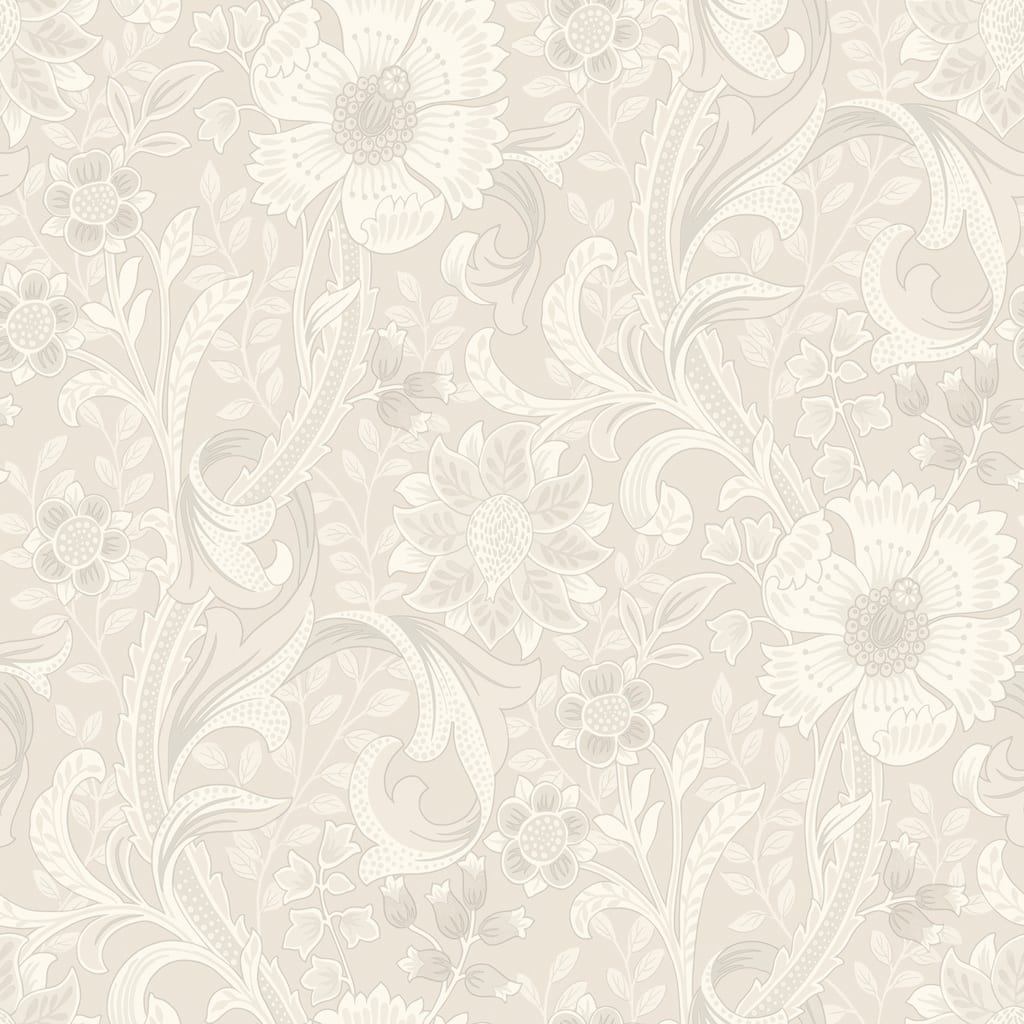 Chesapeake Liora Neutral Floral Trail Wallpaper