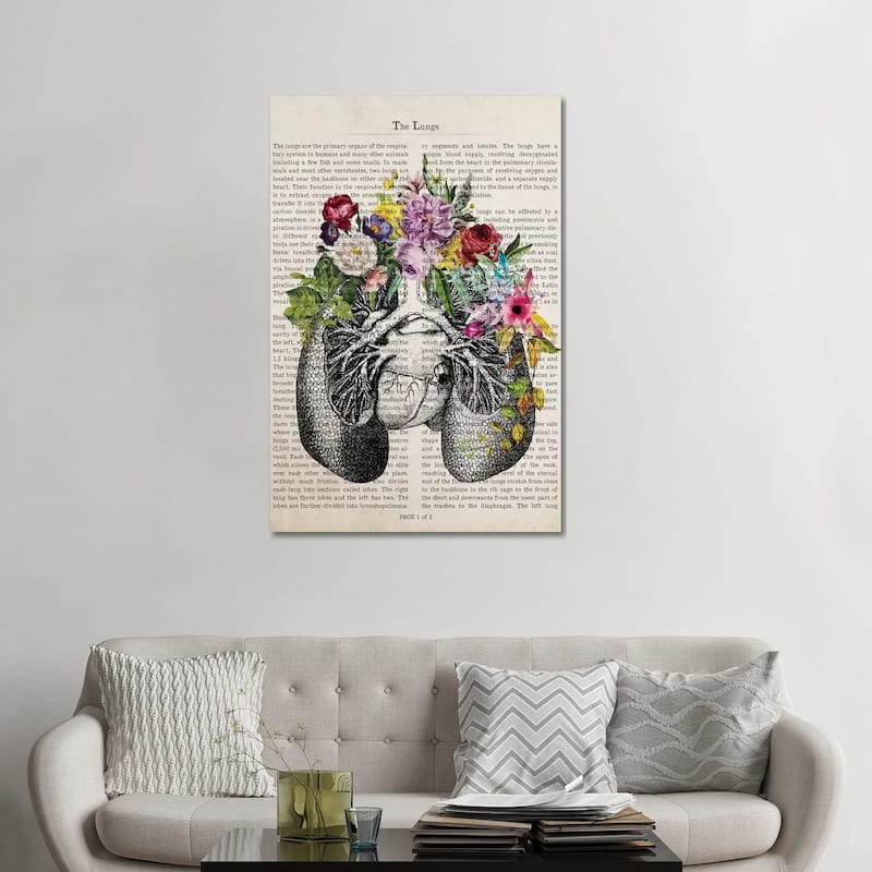 iCanvas "The Lungs" by Aged Pixel Canvas Print - 48x32x1.5