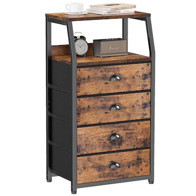 4-Drawer Dresser with shelf for Bedroom