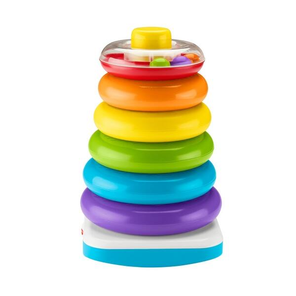slide 2 of 5, Fisher-Price Giant Rock-a-Stack - Purple