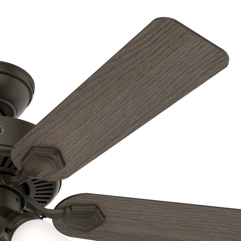 Hunter 44" Swanson Ceiling Fan with LED Light Kit & Pull Chain - Casual Traditional - 4 Speed DC Motor - ENERGY STAR!