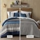 preview thumbnail 5 of 60, Chelsea Square Cascade Reversible Plush Faux Suede Comforter Set