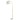 Contemporary Metal Arc Floor Lamp with Gold Finish - 14"D x 26.5"W x 64.5"H
