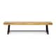 Option Teak Finish+Rustic Metal