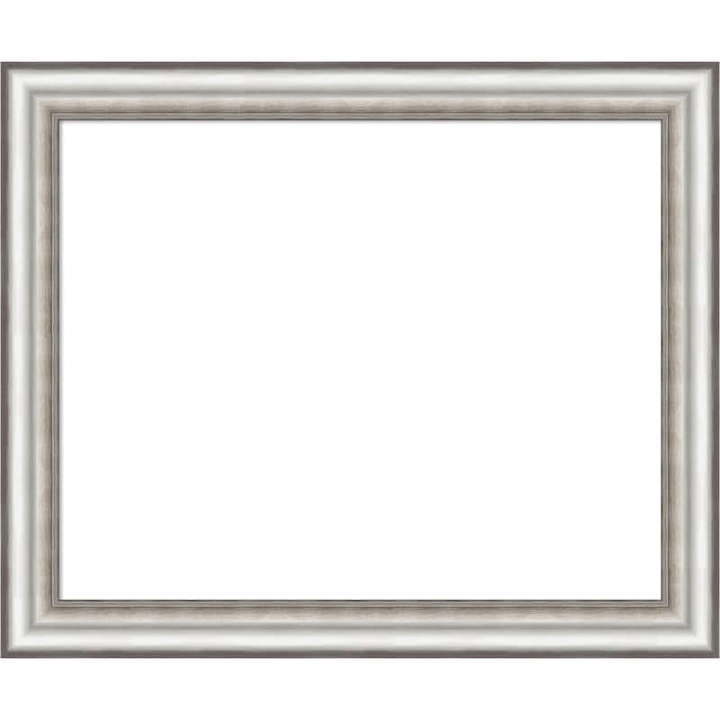 Amanti Art Salon Silver Framed Dry Erase Magnetic Board