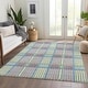 preview thumbnail 3 of 121, Premium Washable Super Soft Modern Plaid Mayfield Rug