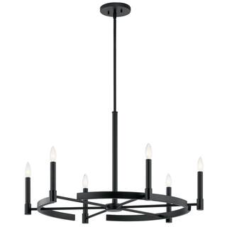 Kichler Tolani 6 Light Chandelier in Black