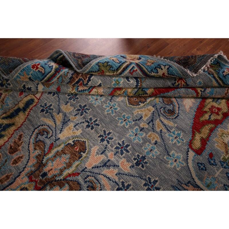 Oushak Indian Area Rug Handmade Wool Carpet - 8'1"x 9'7"