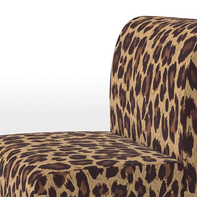 Designart "Leopard Fur II" Upholstered Cabin & Lodge Accent Chair and Arm Chair