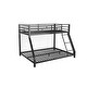 preview thumbnail 5 of 4, Twin XL Full Bunk bed, Heavy Duty Bunk Bed with Safety Ladder and Full-Length Guardrails