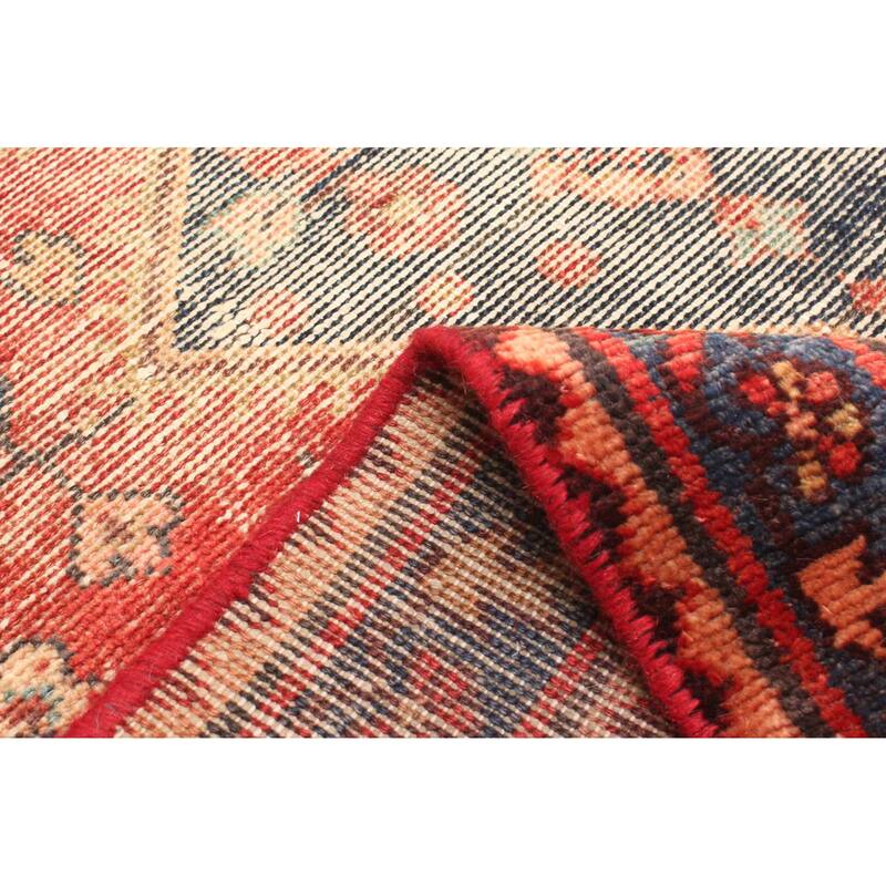 ECARPETGALLERY Hand-knotted Antalya Vintage Red Wool Rug - 3'3 x 4'11