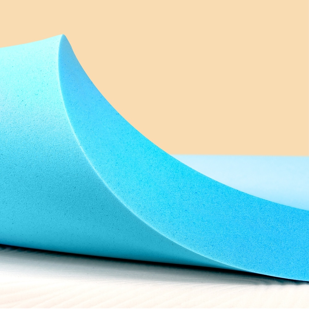 Subrtex 2,3 or 4 inch Medium Gel-Infused Memory Foam Mattress Topper