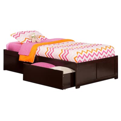 Platform Bed with Drawers & Charger - Modern Storage Bed Frame - Underbed Storage Solutions