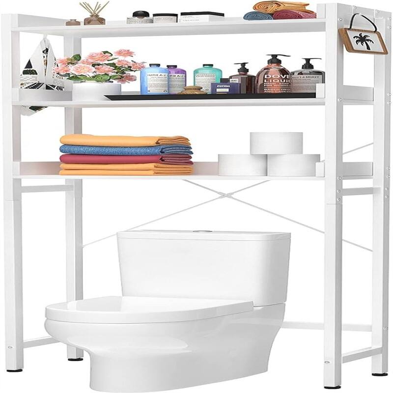 Over The Toilet Storage - 9.4"D x 24.8"W x 63.7"H