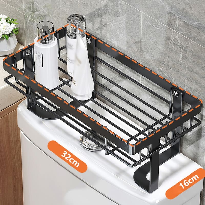 Over The Toilet Storage Shelf, Over Toilet Storage, Bathroom Storage Organizer, Back Of Toilet Shelf Organizer