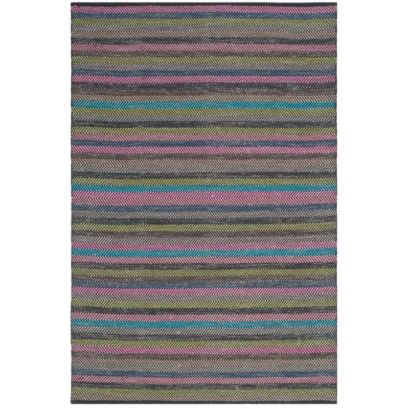 SAFAVIEH Handmade Striped Kilim Jenelle Stripe Wool Rug