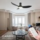preview thumbnail 4 of 11, CARRO Haddington 45-inch Indoor Ceiling Fan with Light and Remote - N/A