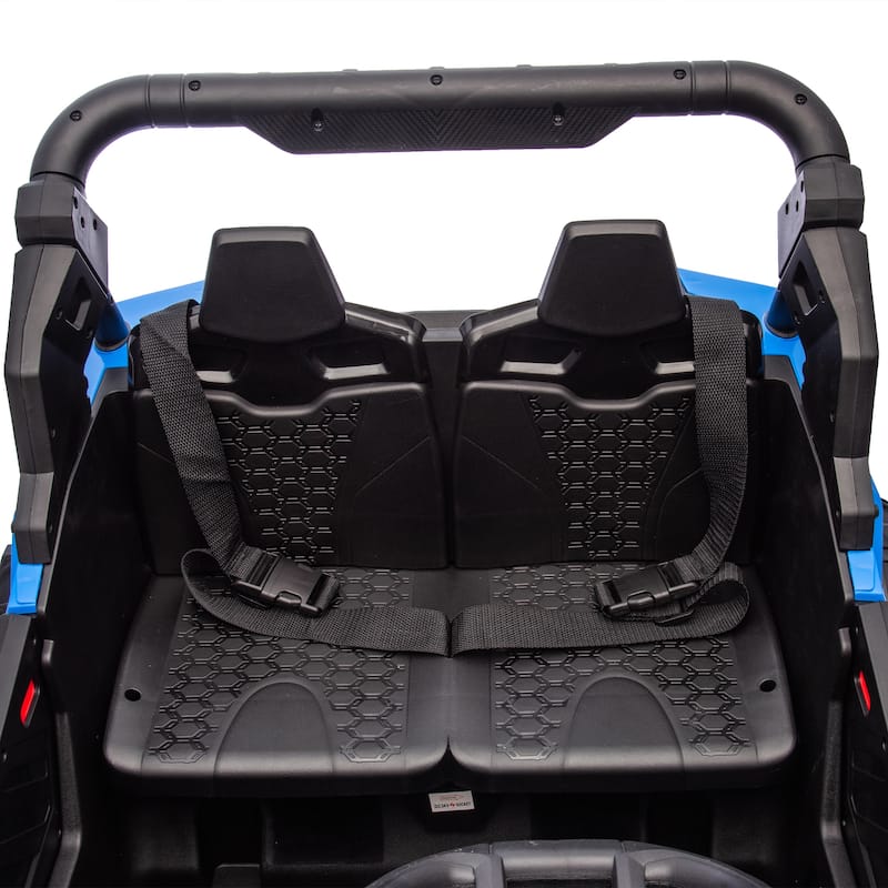 24V 2-Seater Kids Ride On UTV W/Parents Remote Control,4-Wheel Suspension,Slow Start,Large wheel,Anti-collision bar,LED