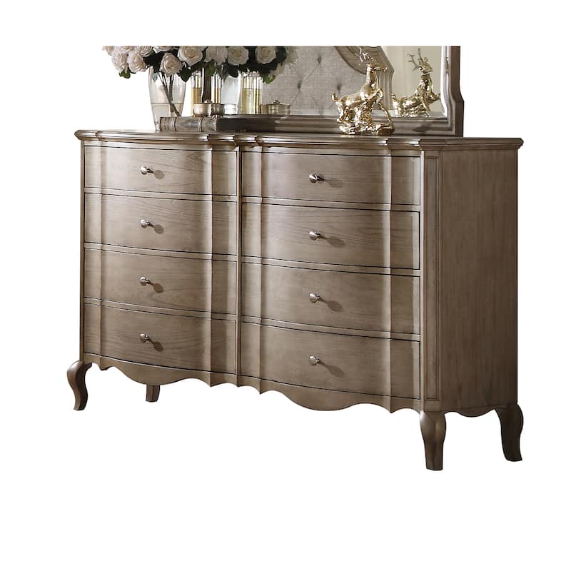 Sandringham Antique Taupe 8-Drawer Dresser