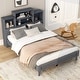 preview thumbnail 17 of 21, Slats Platform Bed Storage Headboard Bed Frame Noise-Free Design with USB Charging & Center Support Legs, High Weight Capacity