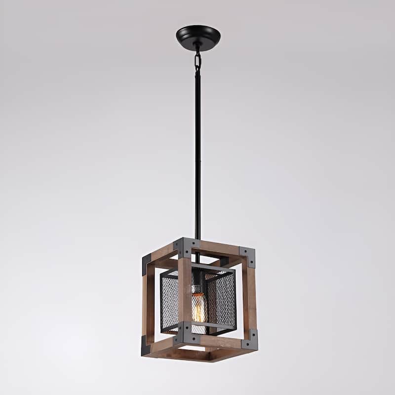 Ancient Style Pendant Chandelier (Brown/Black) Dempster - 1 Light