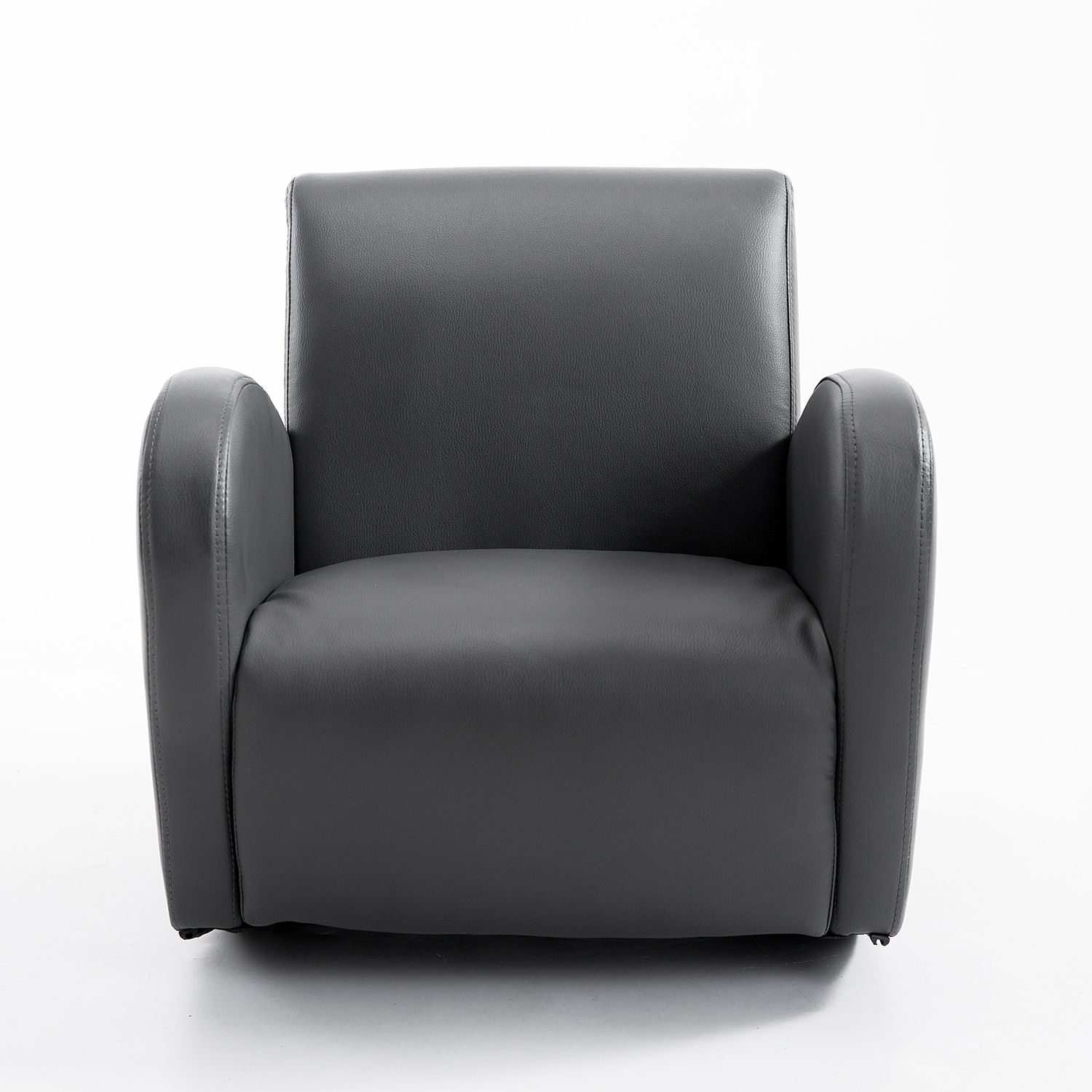 Kids leather 2025 rocking chair