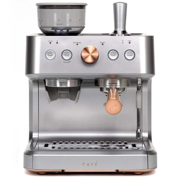 Café™ BELLISSIMO Semi Automatic Espresso Machine + Frother Bed Bath