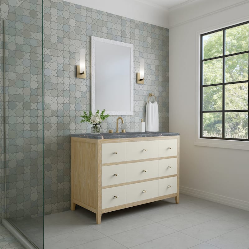James Martin Vanities D604-V48-3PBL Celeste 48" Single Basin Wood